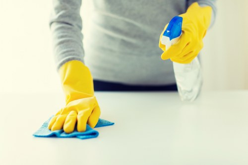 Complaint recorded and assessed by cleaning team